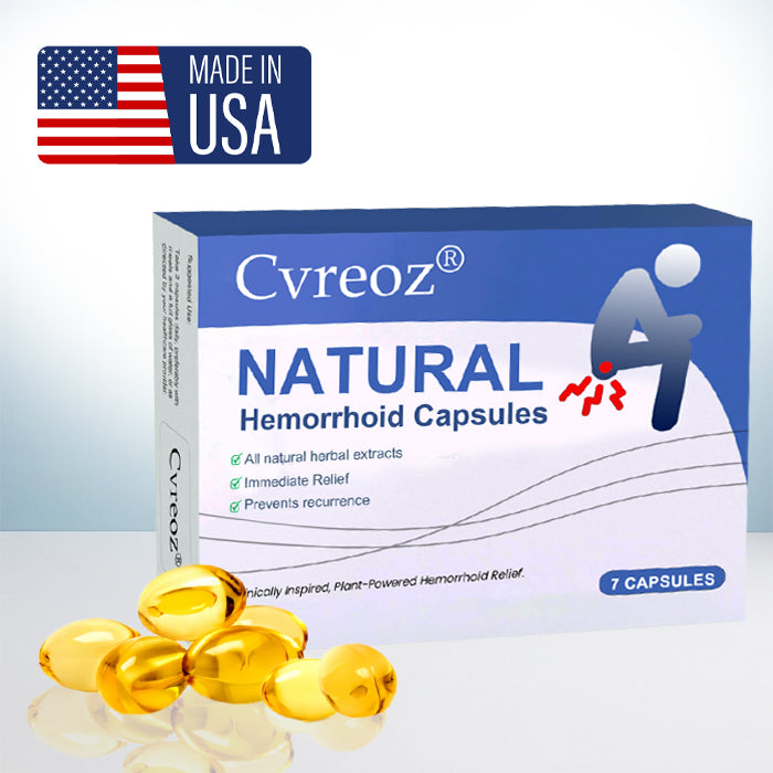 🔥Vânzări fierbinți - 50% OFF🔥Cvreoz® Natural Hemorrhoid CapsulesAcumpărați mai mult Economisiți mai mult