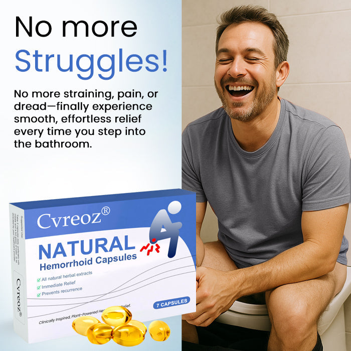 🔥Vânzări fierbinți - 50% OFF🔥Cvreoz® Natural Hemorrhoid CapsulesAcumpărați mai mult Economisiți mai mult