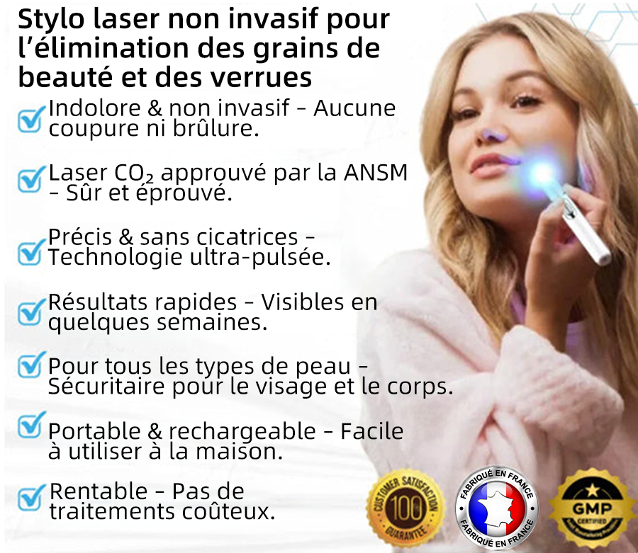 kidsneed® Stilou laser neinvaziv pentru îndepărtarea coșurilor de frumusețe și a negilor ✨✨✨