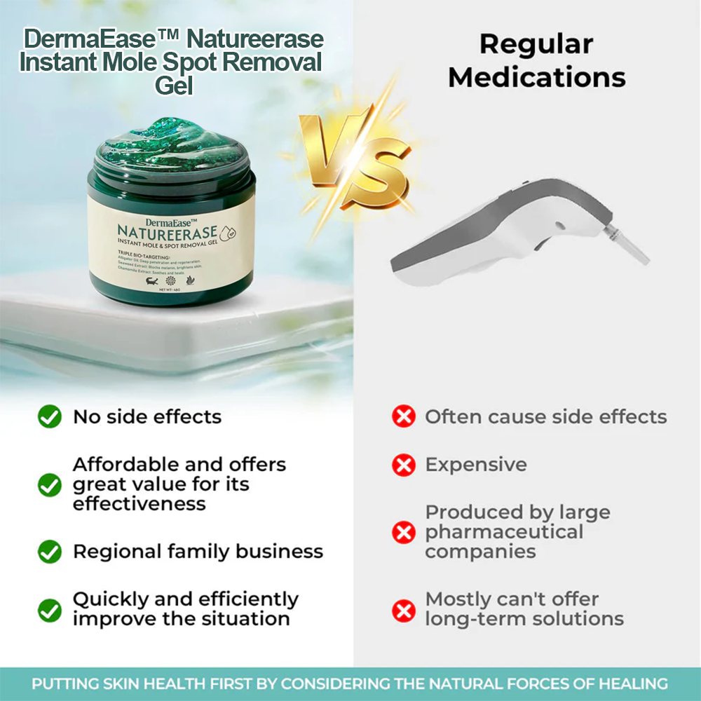 DermaEase™ Natureerase Gel de îndepărtare instantanee a petelor de aluniță