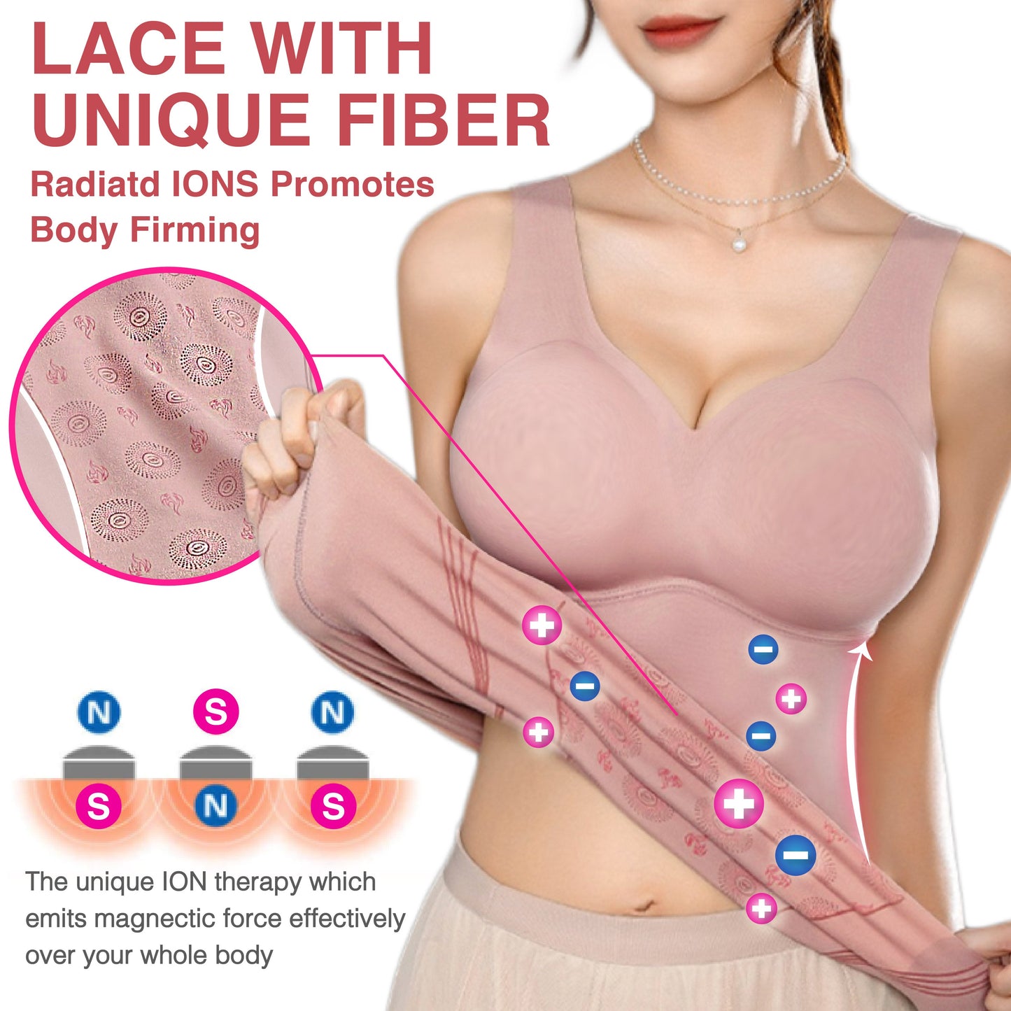 FiberFit™ Clepsidra Sculpting Autoîncălzire Vestă