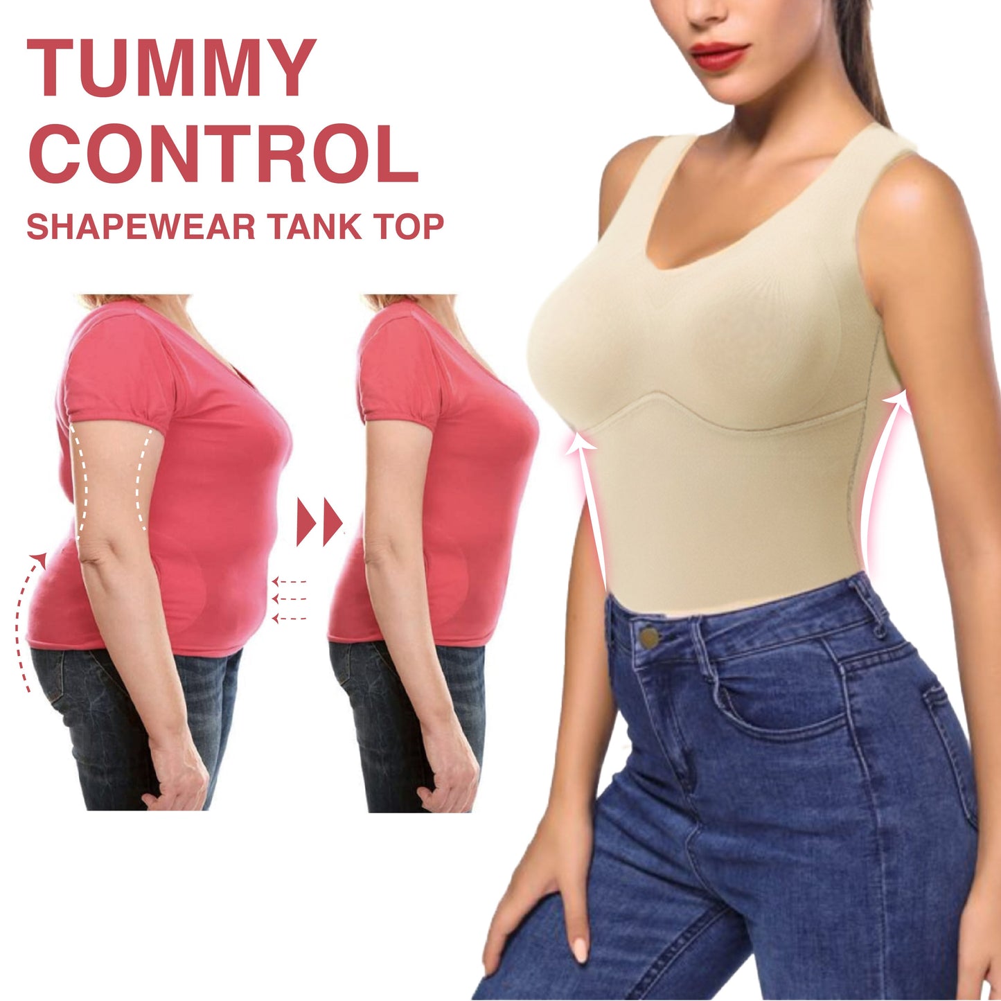 FiberFit™ Clepsidra Sculpting Autoîncălzire Vestă