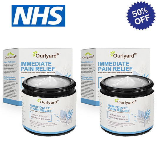 ✅NHS Aprobat: Ourlyard® Magnesium Pain Healing Bone Cream (tratament pentru artrită, neuropatie, boli reumatice, spasme musculare, contracții și leziuni sportive)