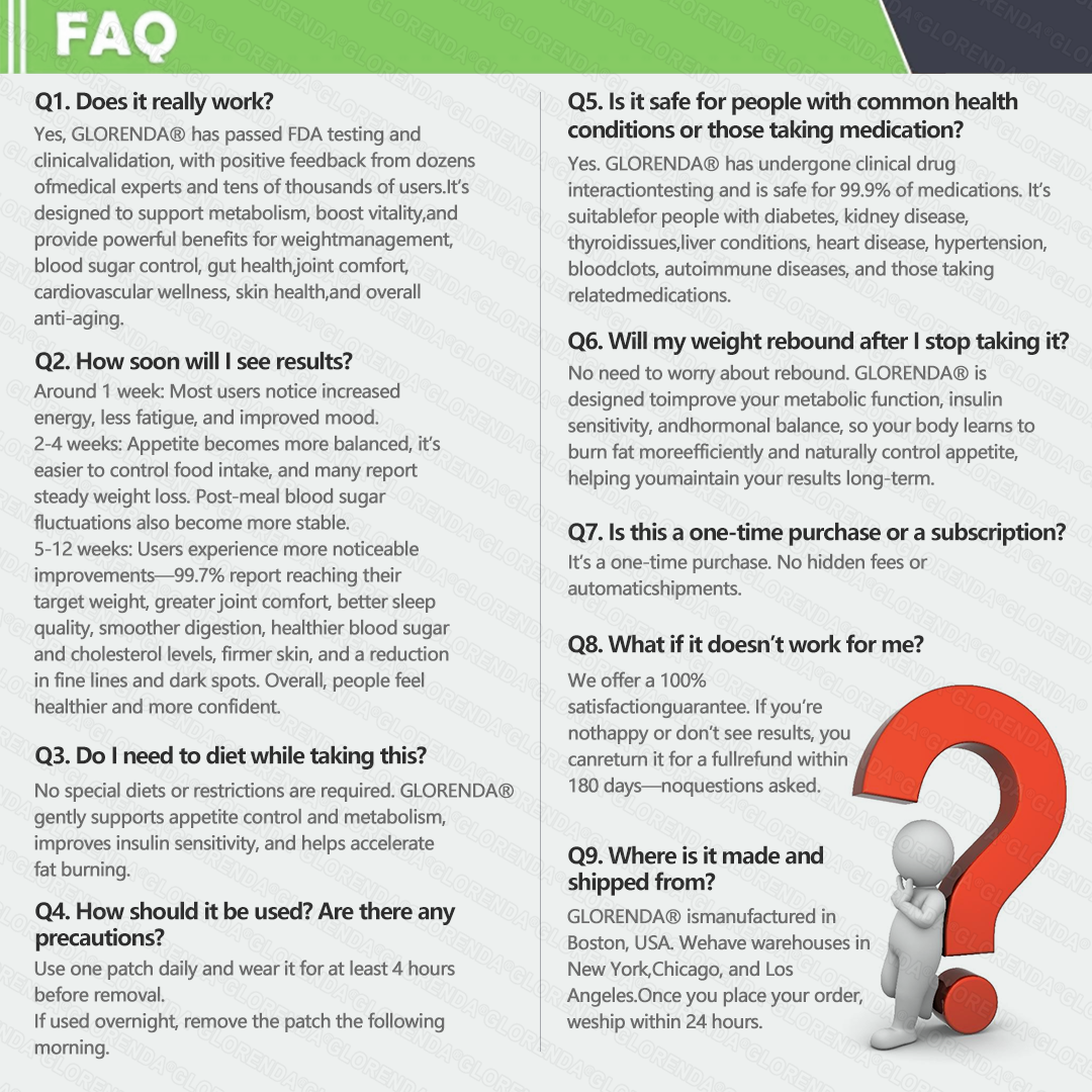 Hivatalos Bolt | ☀️☀️ GLORENDA® Moringa · Berberin × NAD+ 10-az-1-ben Fejlett Nano Mikrotűs Tapasz 🇺🇸 (Naponta csak egyszer, látható változás már 7 nap után)  ✅ Elhízás, laza bőr, cukorbetegség, alvási apnoé, ízületi problémák és még sok más esetén ☀️